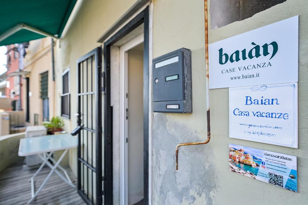 Baiàn Casa Vacanze tanúsítványa, márkajelzése vagy díja