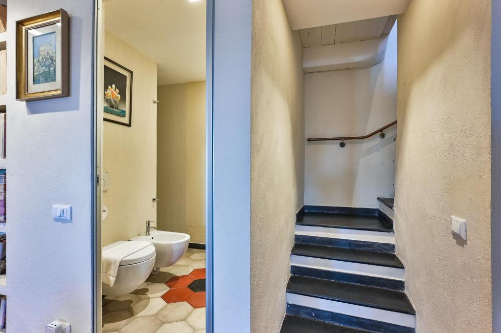 A bathroom at Baiàn Casa Vacanze
