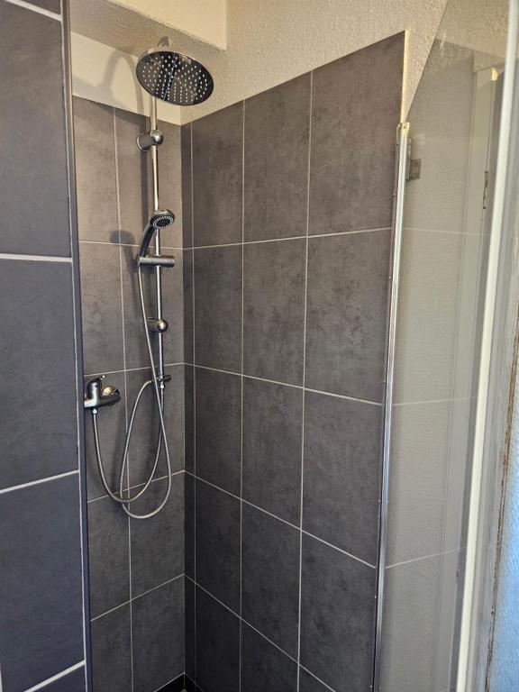 Koupelna v ubytování Studio apartman Gradna