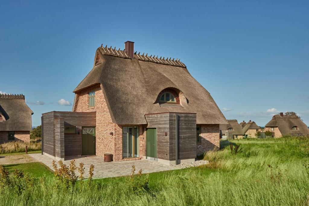 Bygningen som feriehuset ligger i