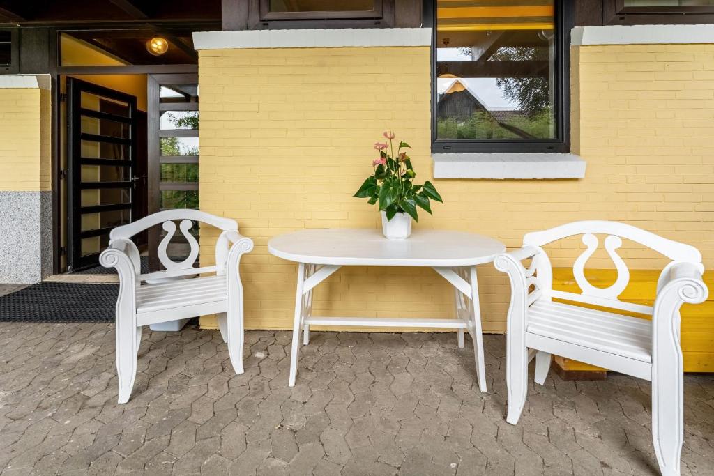 Posezení v ubytování Ferienwohnung 2