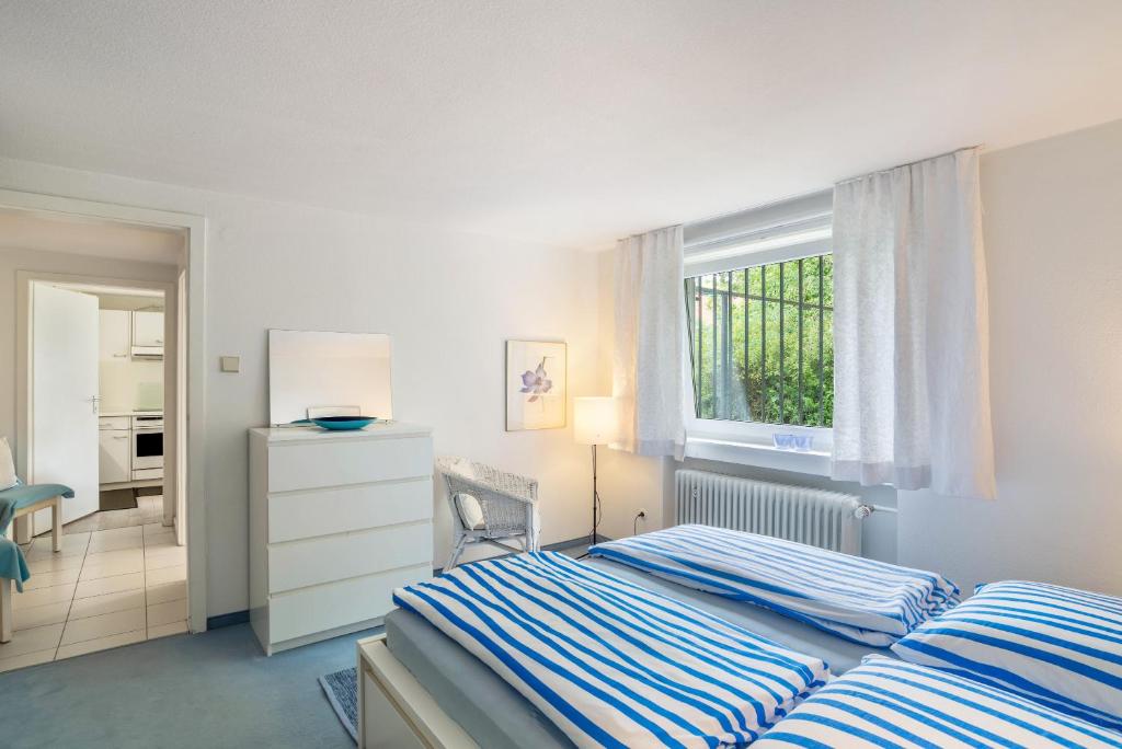 Postel nebo postele na pokoji v ubytování Ferienwohnung Götz