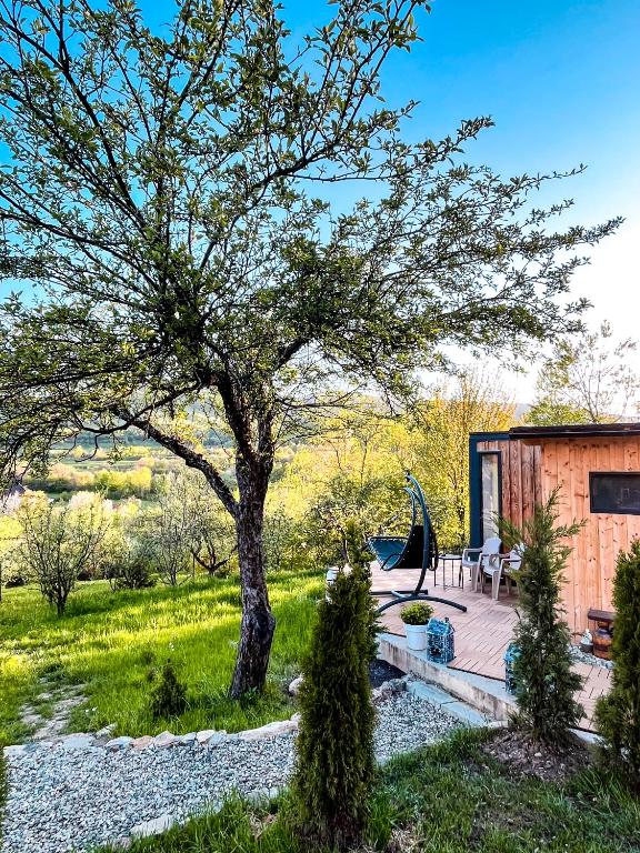 Zahrada ubytování Elysian Fields - The Island Tiny House