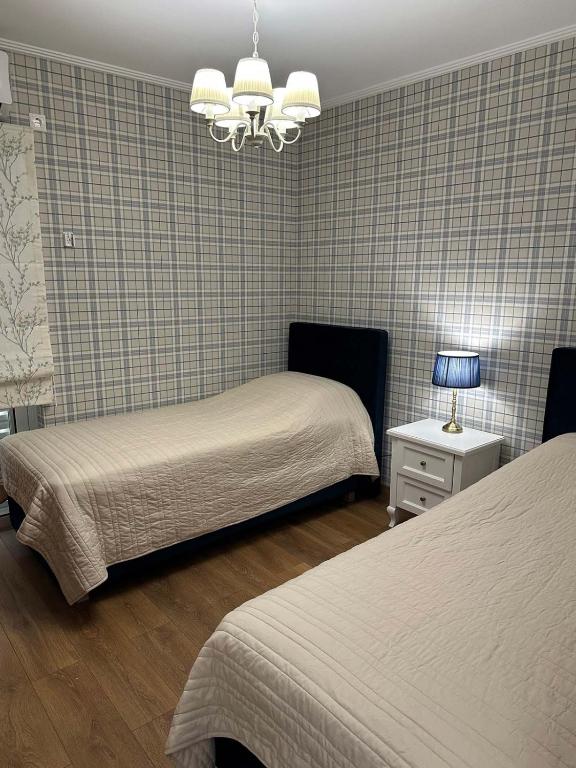 Postel nebo postele na pokoji v ubytování Villa Myrto Nafpaktos