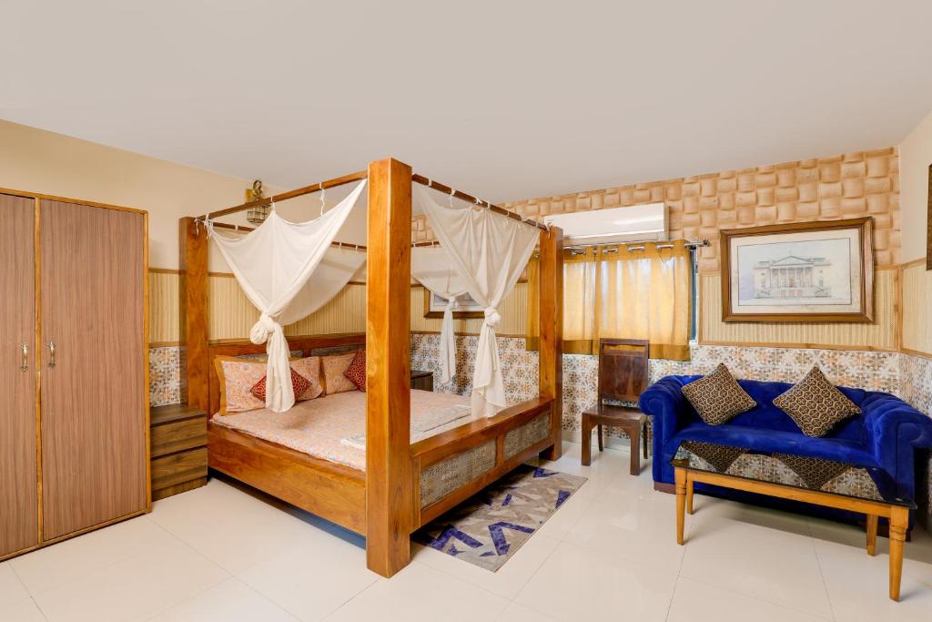 Postel nebo postele na pokoji v ubytování House of Comfort Noida