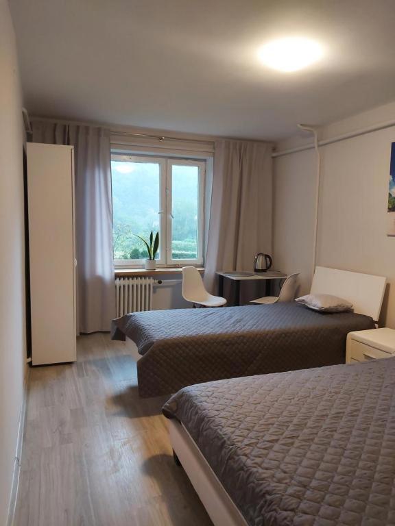 Postel nebo postele na pokoji v ubytování U podnóża Kotarza