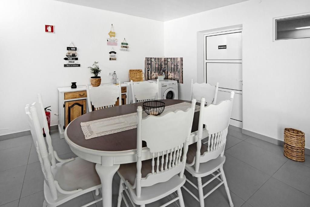 Kuchyň nebo kuchyňský kout v ubytování Casa Caminho da Esperança