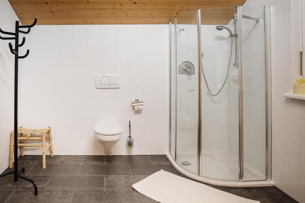 Koupelna v ubytování Ferienwohnung Hoche