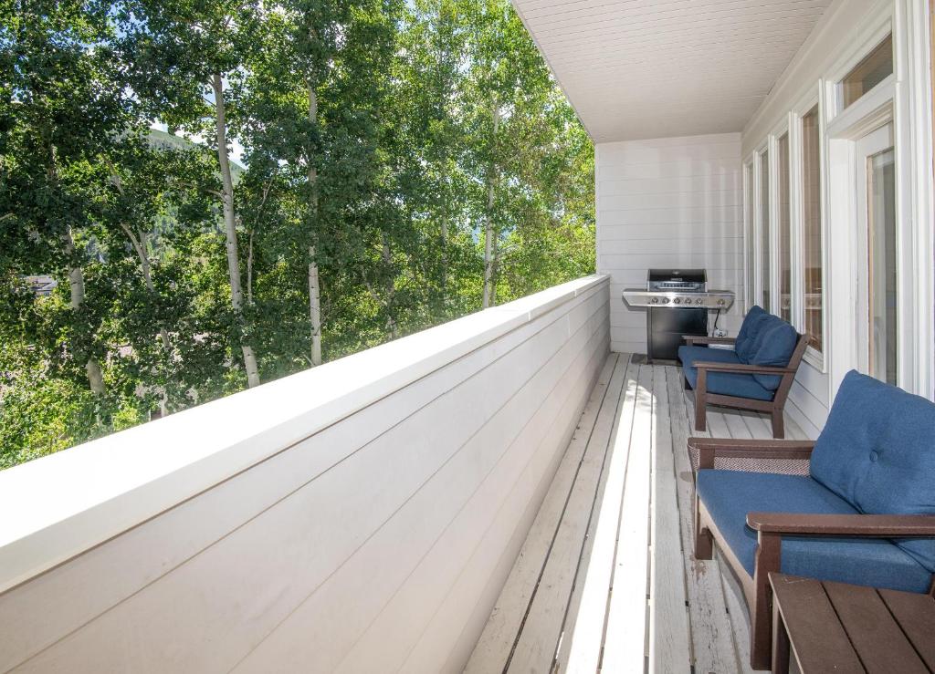 Balkón nebo terasa v ubytování Sun Vail unit 32D