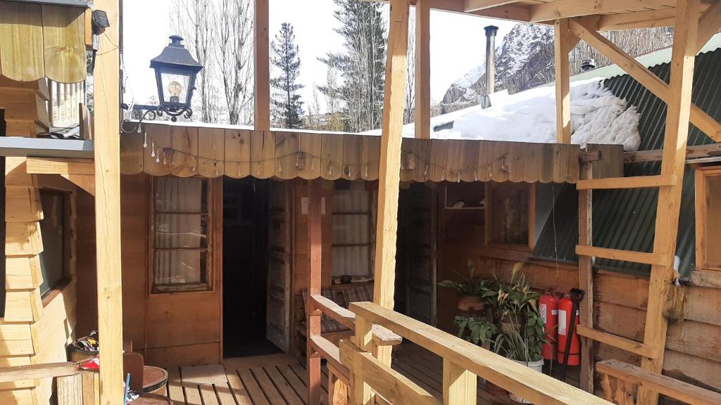 Balkón nebo terasa v ubytování Hostal Crisol
