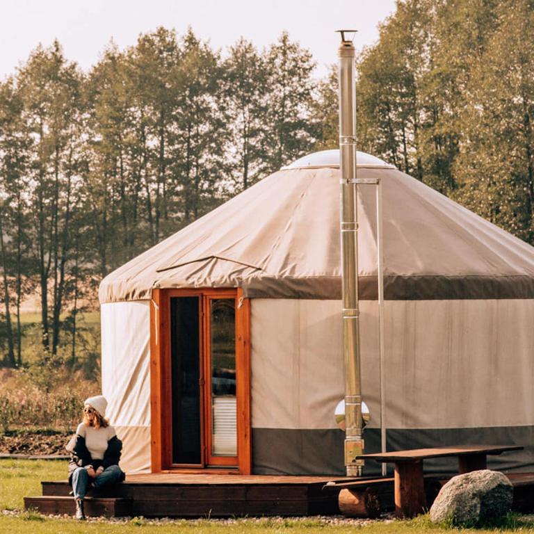 Budova, kde se the luxury tent nachází