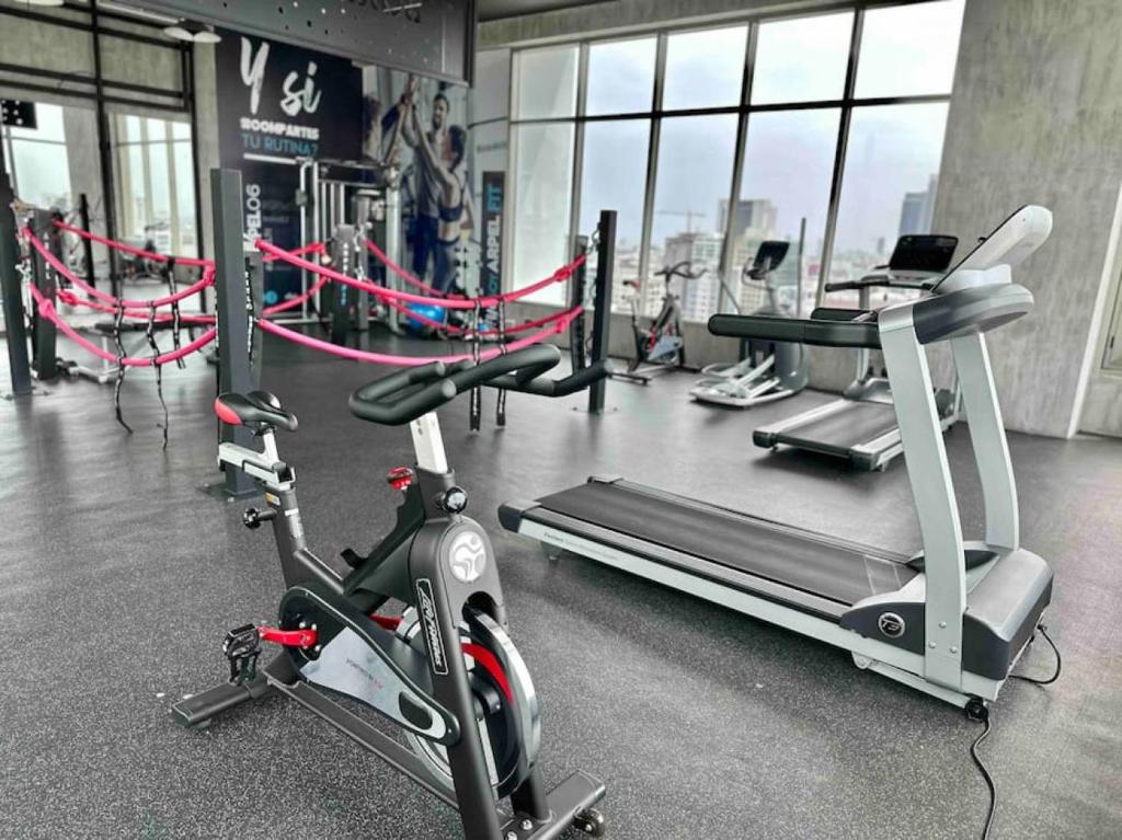 Fitness centrum a/nebo fitness zařízení v ubytování Upscale Centric Apt Near All