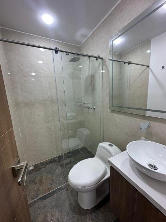 Vannituba majutusasutuses Mar Apartamentos