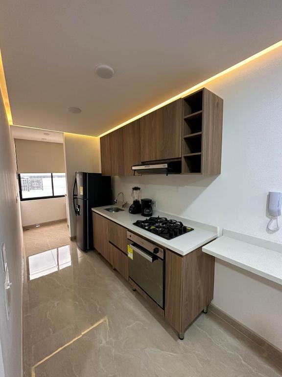 Köök või kööginurk majutusasutuses Mar Apartamentos