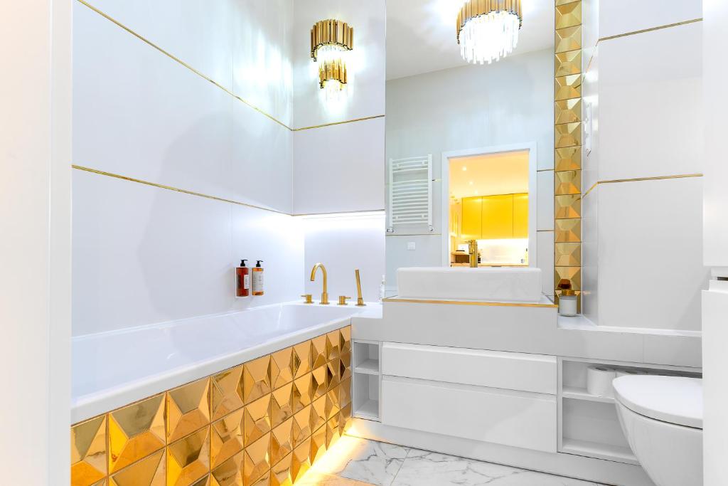 Kúpeľňa v ubytovaní Apartament Chanel Jana Pawła