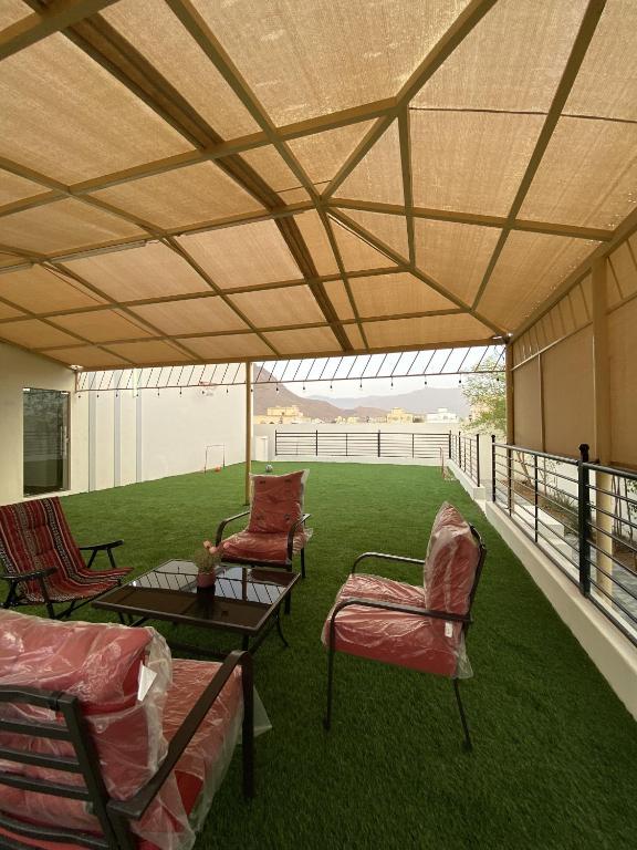 Posezení v ubytování Mountain Balcony House