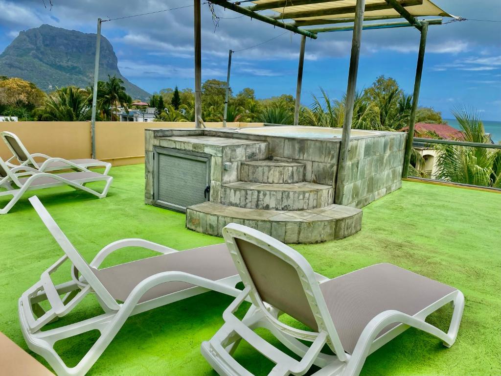 Nespecifikovaný výhled na hory nebo výhled na hory při pohledu z apartmánu