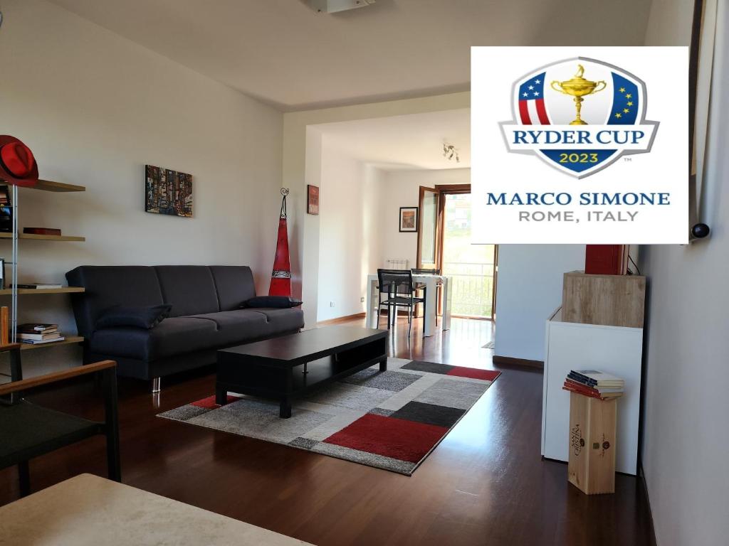 Khu vực ghế ngồi tại Marco Simone Roma Golf Club