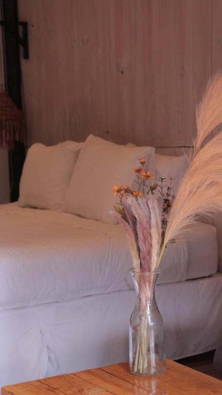 Posezení v ubytování Surf Lodge Punta de Lobos