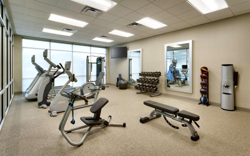 Fitness centrum a/nebo fitness zařízení v ubytování Hilton Garden Inn Lehi