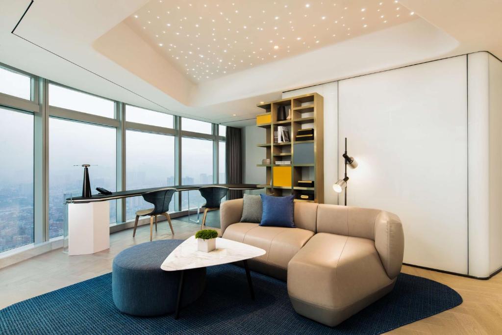 Posezení v ubytování Doubletree by Hilton Foshan Nanhai-Free Canton Fair Shuttle Bus