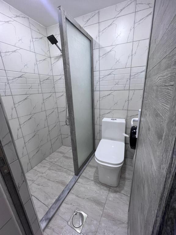 Koupelna v ubytování Z3 Hostel