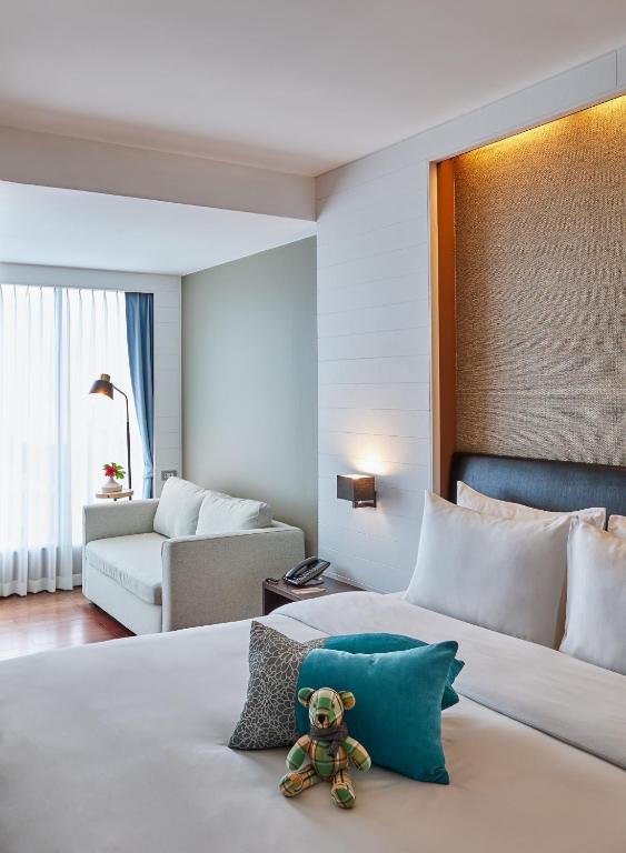 Postel nebo postele na pokoji v ubytování Loligo Resort Hua Hin