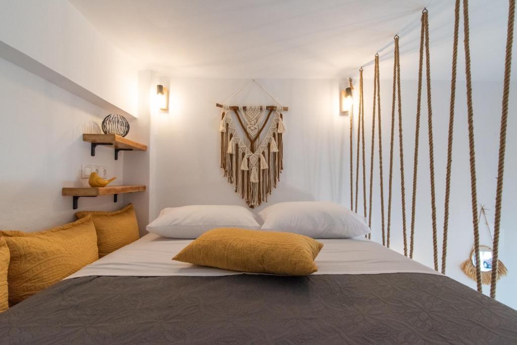 Postel nebo postele na pokoji v ubytování Loft House