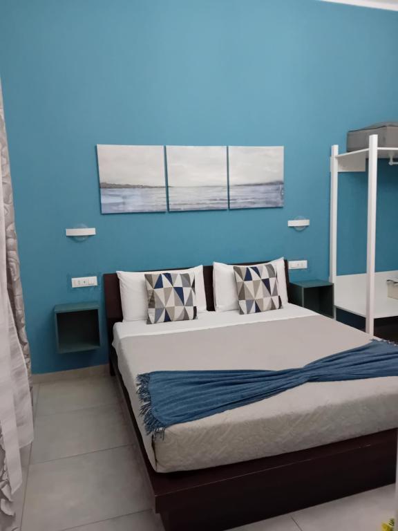 Postel nebo postele na pokoji v ubytování JustKey