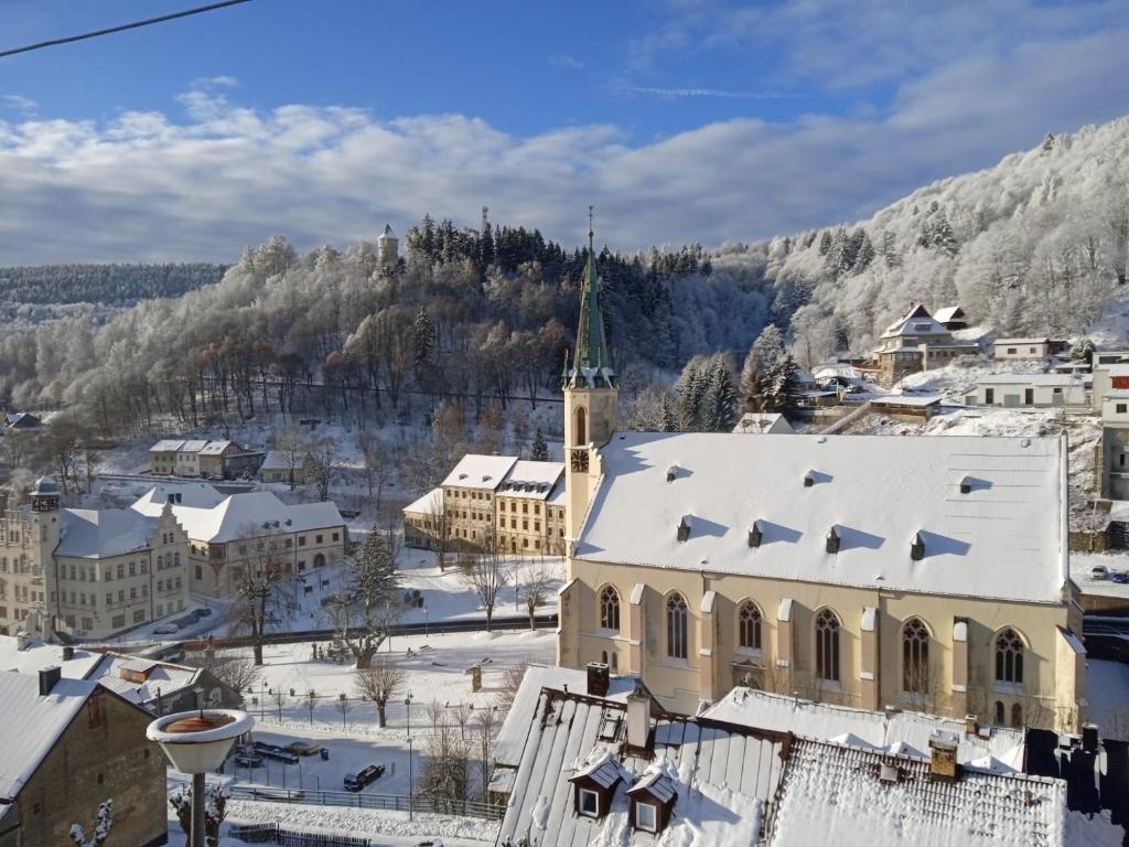 Apartman Albreit 2 v zimě