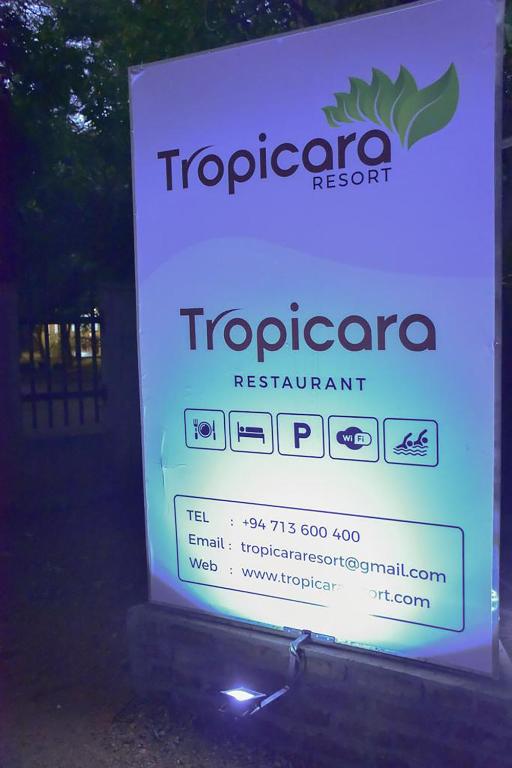 Certifikát, hodnocení, plakát nebo jiný dokument vystavený v ubytování Tropicara Resort