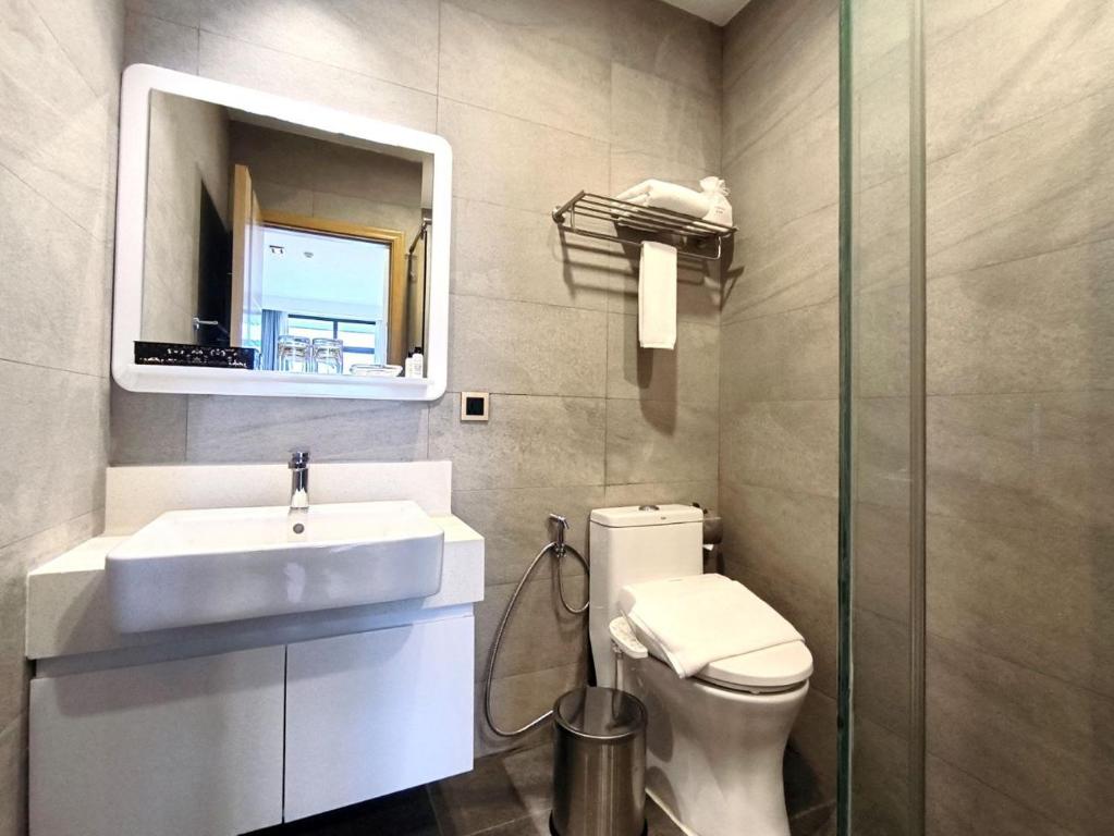 Koupelna v ubytování The View Serviced Residence 豪景日式酒店公寓