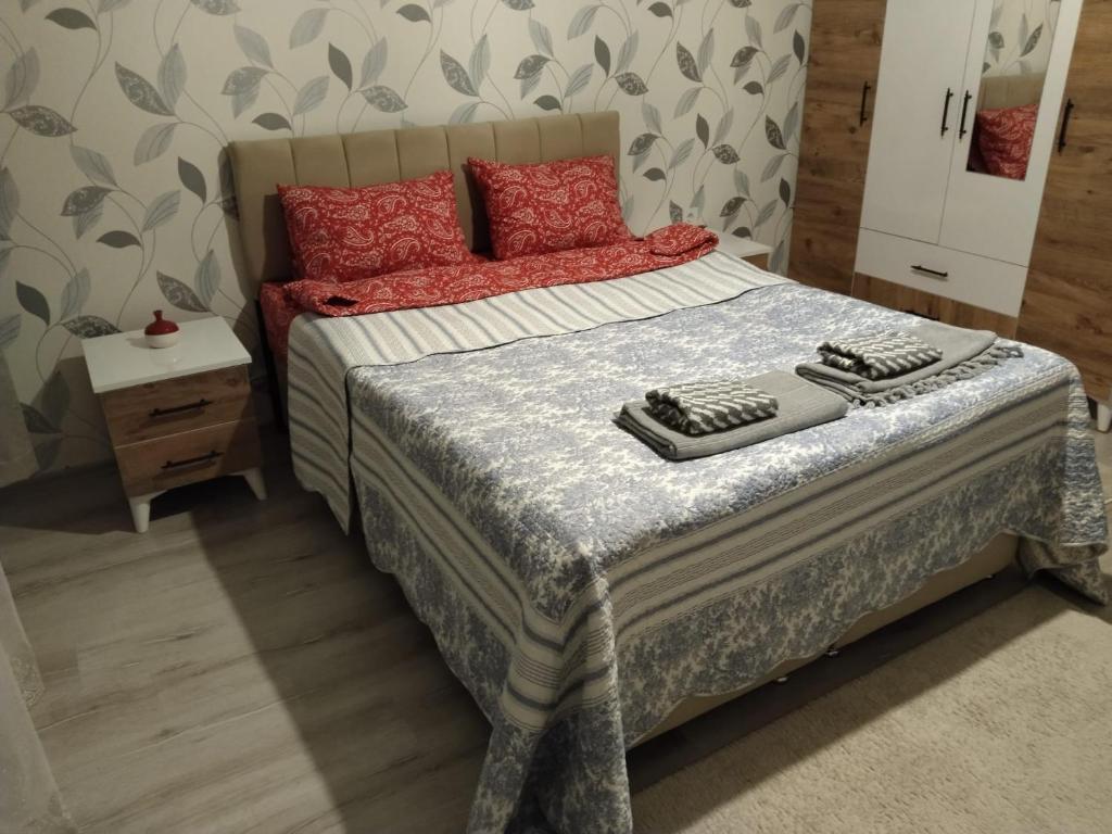 Postel nebo postele na pokoji v ubytování Eryaman, Wide Luxury Rezidance