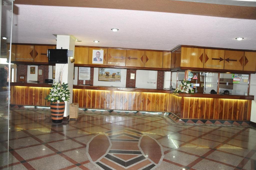 Kuchyň nebo kuchyňský kout v ubytování Utalii Hotel