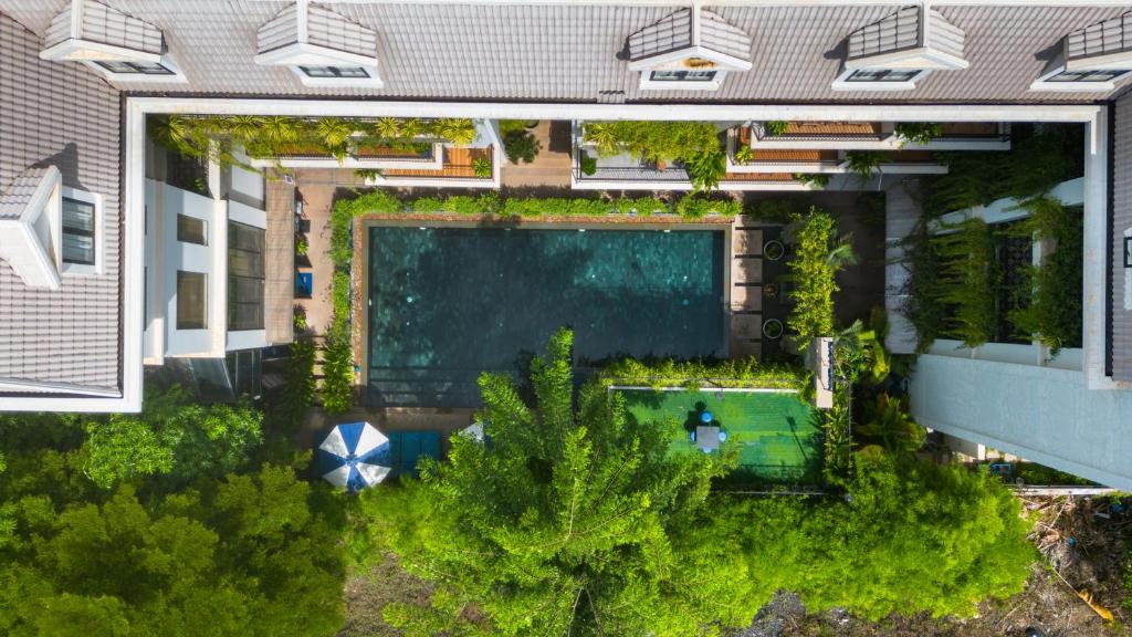Zahrada ubytování Bayon Modern Residence