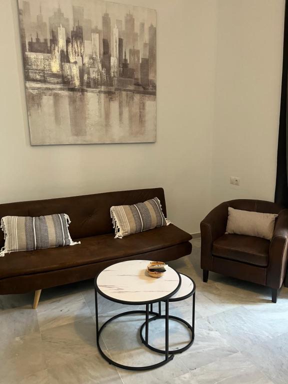 Posezení v ubytování Triana Pelay Suites