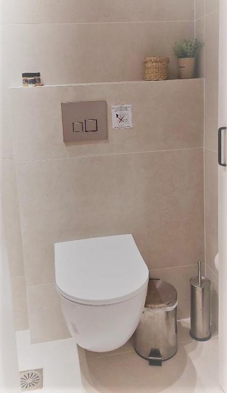 Koupelna v ubytování Calmare suites