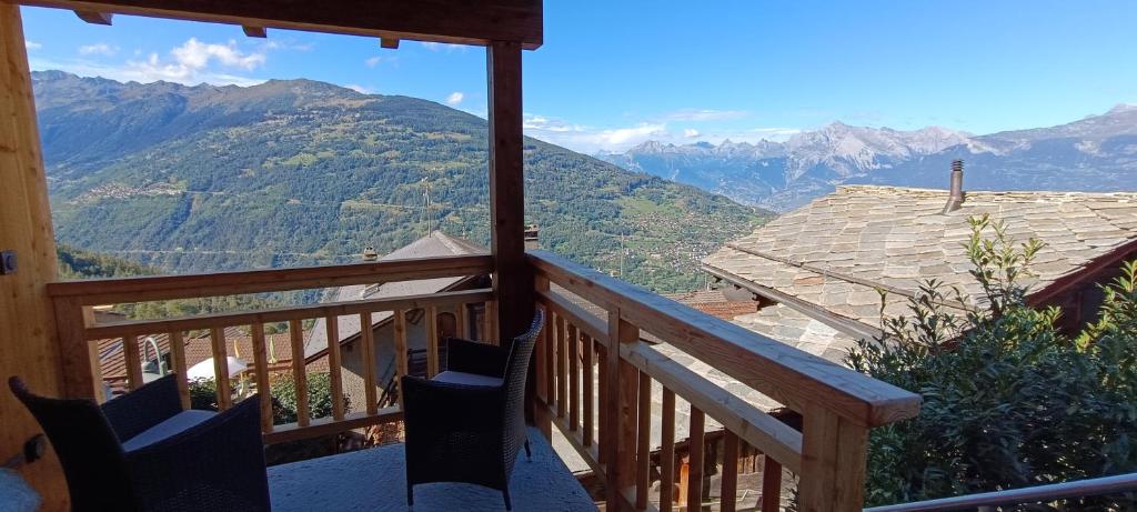 Nespecifikovaný výhled na hory nebo výhled na hory při pohledu z bed and breakfast