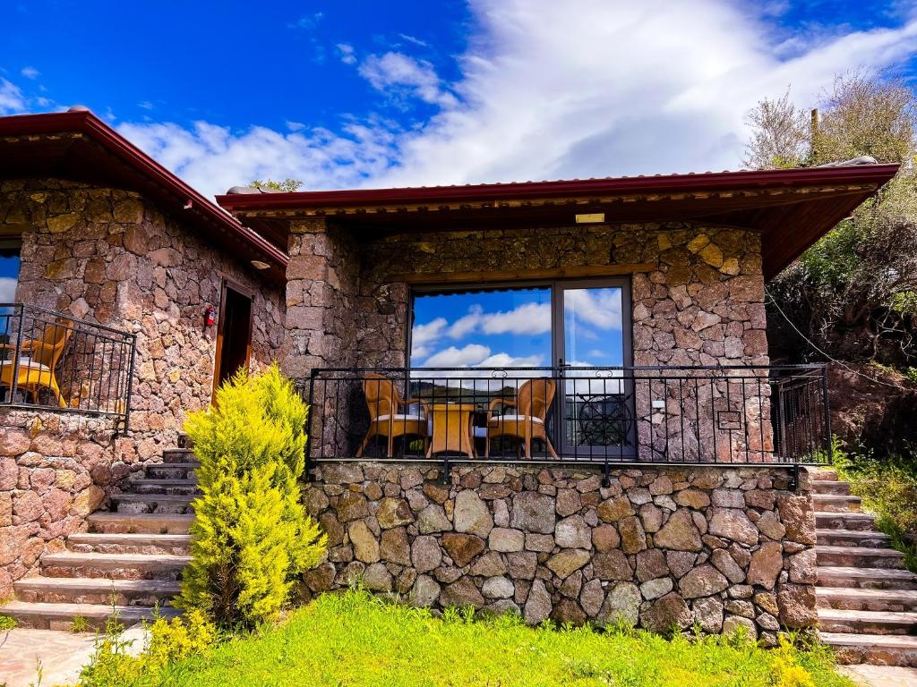 Zahrada ubytování Assos Longevity Hotel
