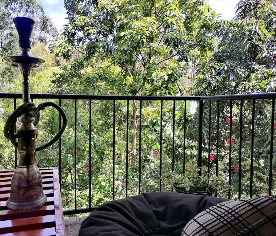 Balkón nebo terasa v ubytování Tantra Ella Lodge