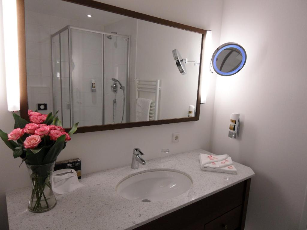 Koupelna v ubytování Hotel Gasthof Der Jägerwirt