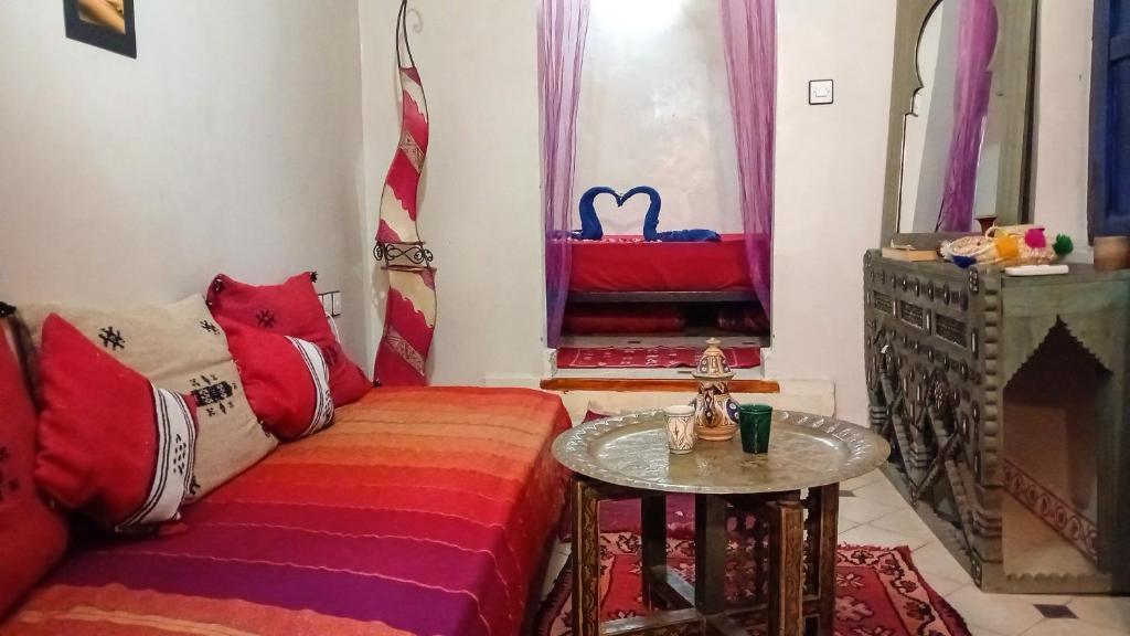 Posezení v ubytování RIAD SULTAN Appart Marrakech