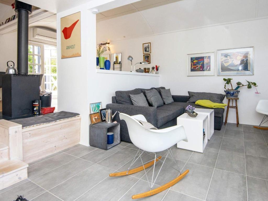 Posezení v ubytování Holiday home Grenaa L