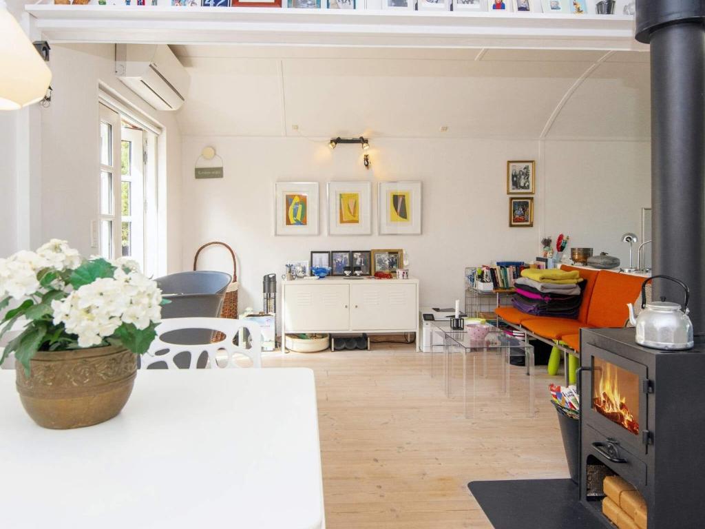 Posezení v ubytování Holiday home Grenaa L