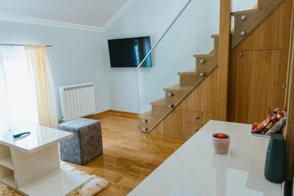 TV i/ili multimedijalni sistem u objektu HOTEL Villa Cvijanović - WELLNESS-SPA