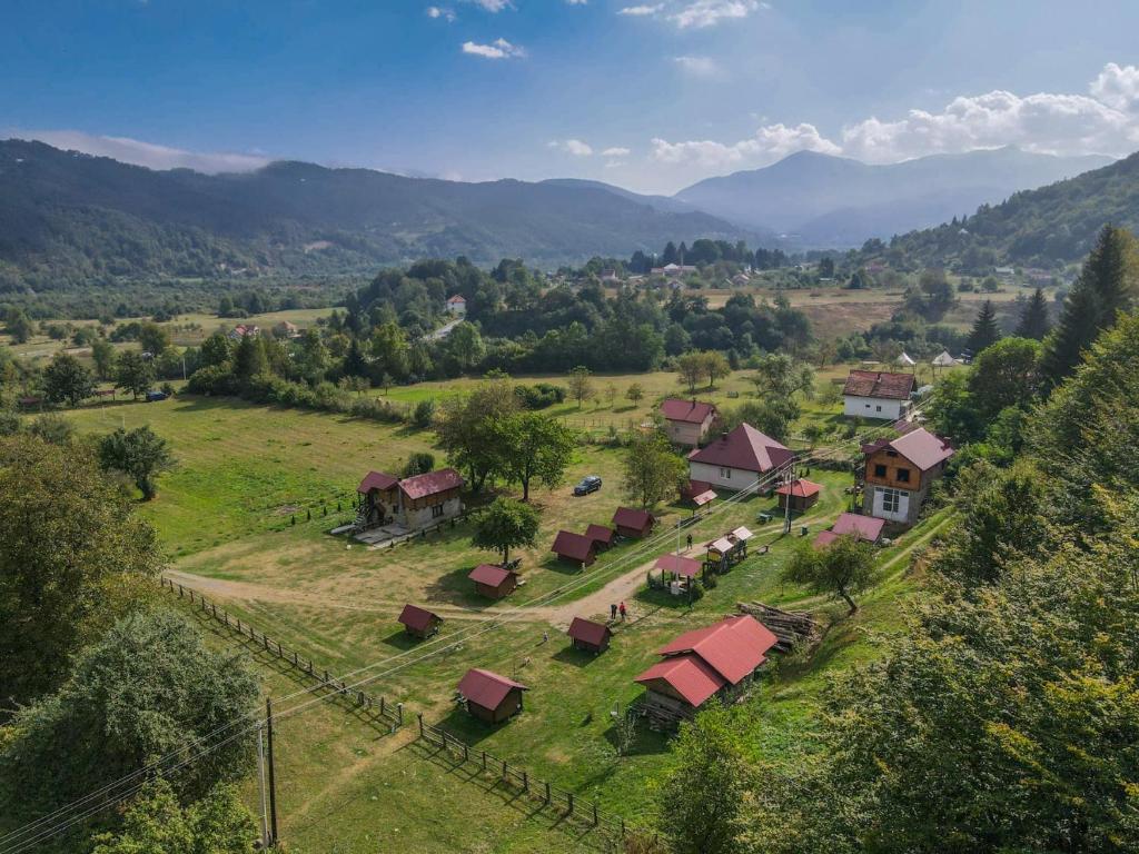 Paesaggio naturale nelle vicinanze del campeggio