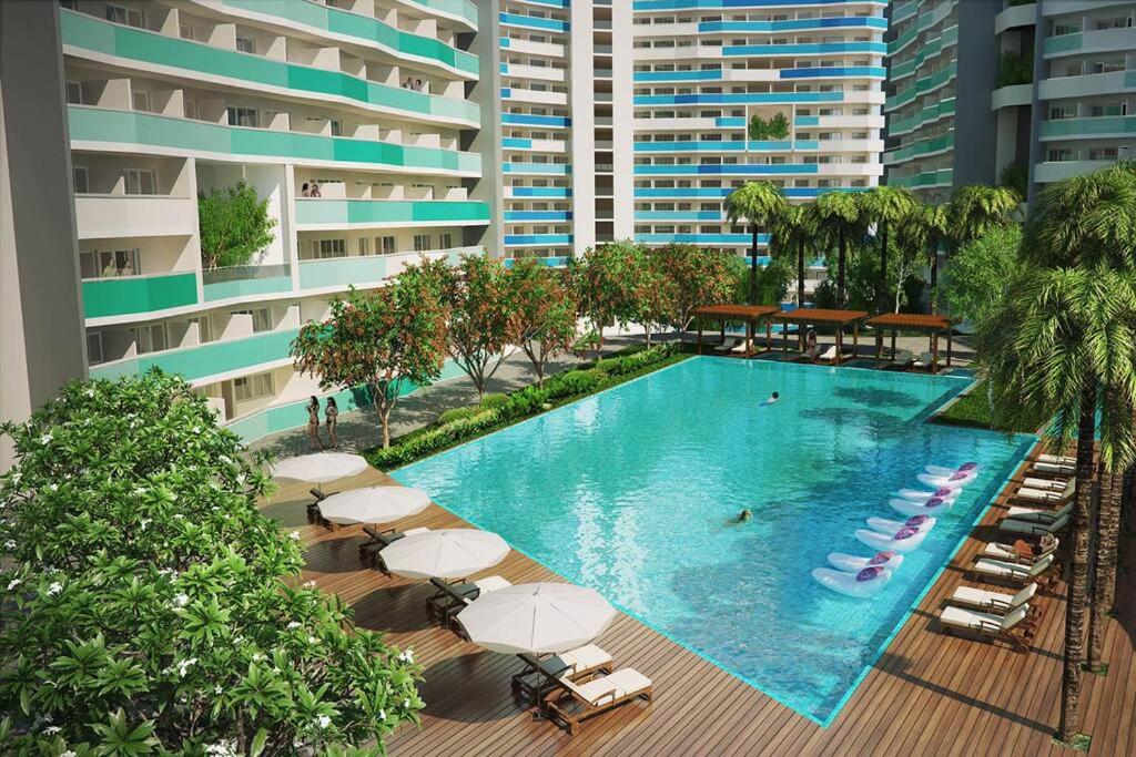 Πισίνα στο ή κοντά στο Cozy Studio Penthouse I Wi-Fi I Netflix l Pool