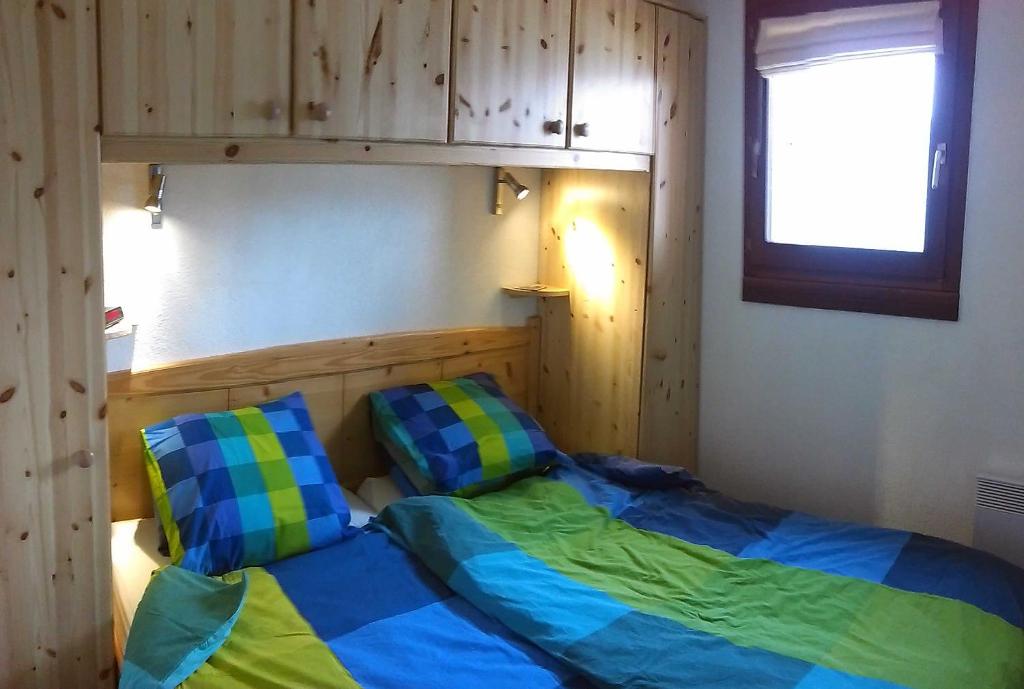 Postel nebo postele na pokoji v ubytování Modern apartment in Chatel with fantastic views