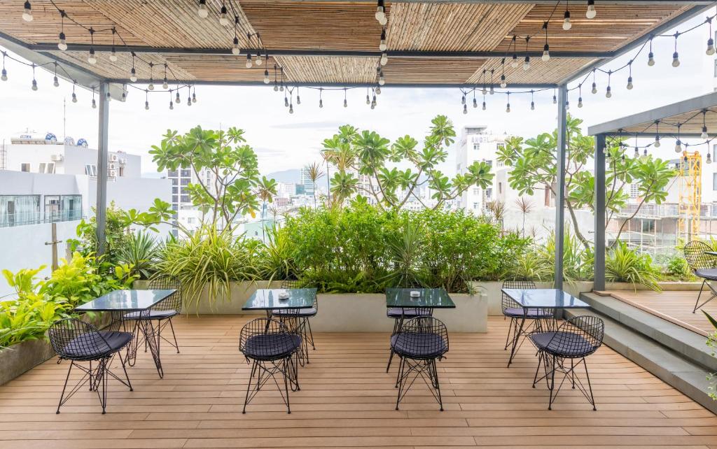 Balkon oz. terasa v nastanitvi The Glomad Boutique Danang