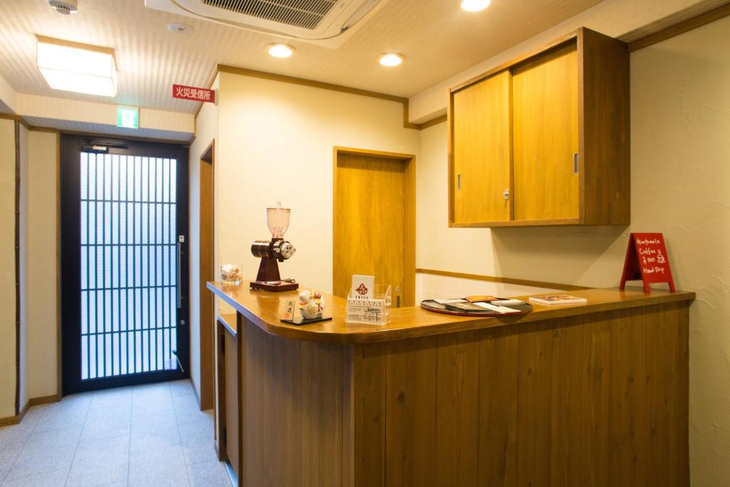 Kuchyň nebo kuchyňský kout v ubytování Ebisu Ryokan